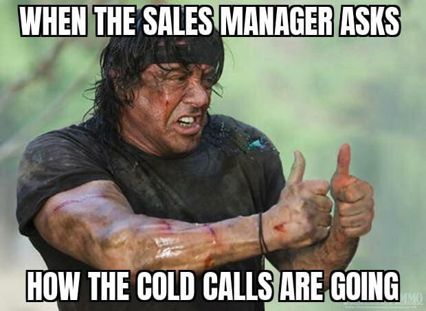 cold calling is frustrated 